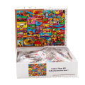 Jogos para adultos Quebra-cabeça de papel personalizado de 500 personalizados